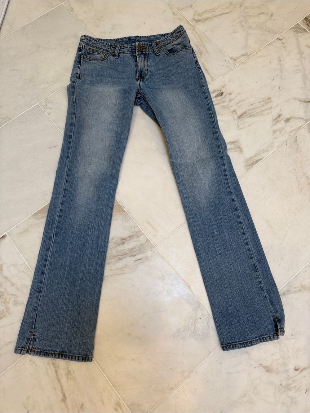 Classic Light Blue Flare Jeans - Women's Wide Leg